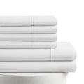 Premium Egyptian Cotton Queen Size 6 Piece Bed Sheet Set White - Ultra Soft Microfiber Deep Pocket Wrinkle Free - Cooling Hotel Quality Bedding Sheets and Pillowcases - Default Title