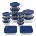 Deliciously Squishy Glass Food Storage Containers with SnugFit Lids, 30 Piece Set - Squishy Dohnut Sweet Treat Shaped Stress Toy - Default Title