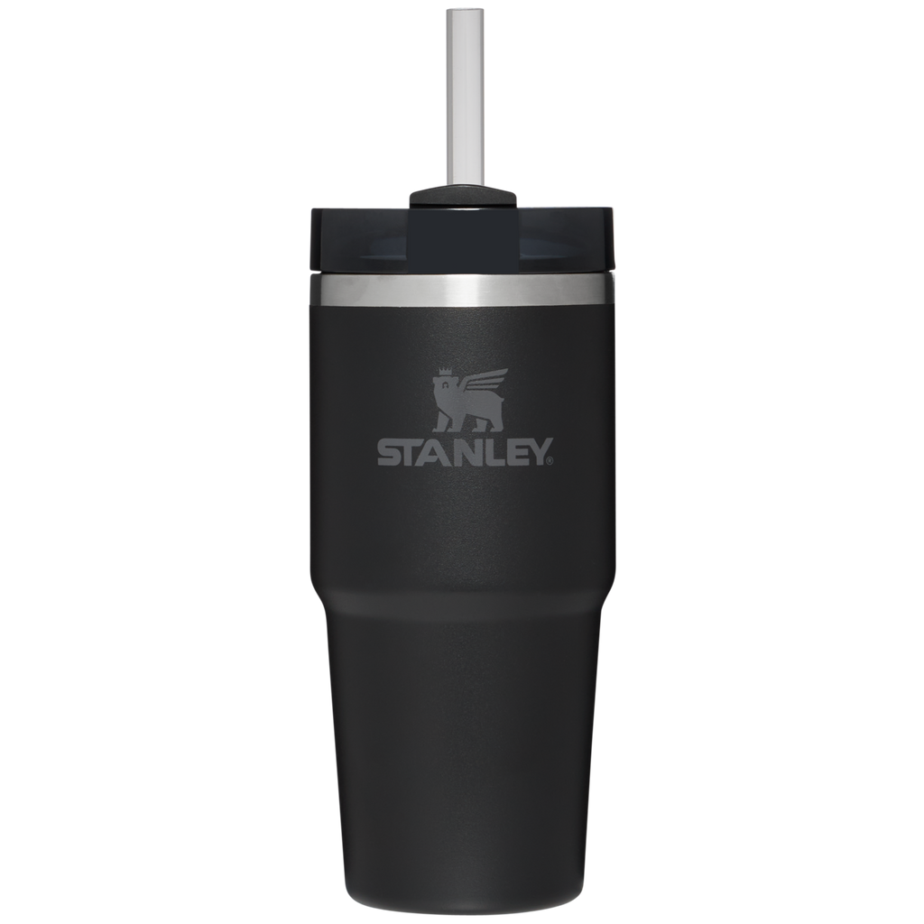 Car-Cup Friendly The Quencher H2.0 Flowstate Tumbler D214X - Premium Stainless Steel Straw Cup for All-Day Hydration - Black