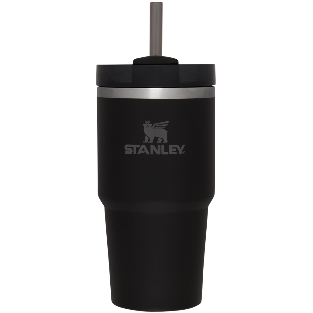 Splash-Resistant FlowState The Quencher H2.0 Flowstate Tumbler D030T - Double-Wall Vacuum Insulated Travel Tumbler with Straw Detail