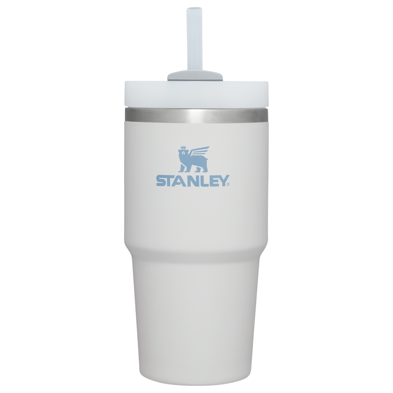 Splash-Resistant FlowState The Quencher H2.0 Flowstate Tumbler | Stanley Create D330L - Premium Stainless Steel Straw Cup for All-Day Hydration - Fog