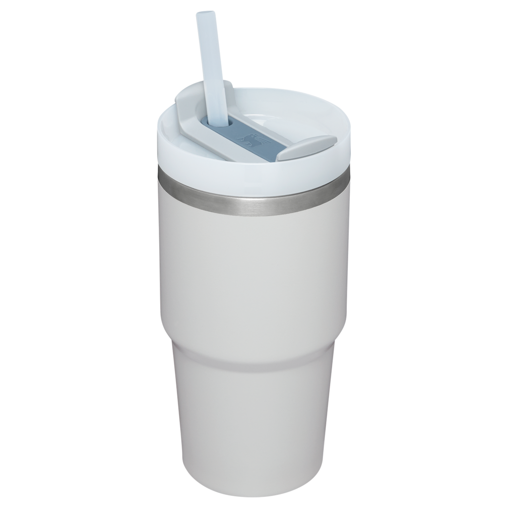 Splash-Resistant FlowState The Quencher H2.0 Flowstate Tumbler D030T - Double-Wall Vacuum Insulated Travel Tumbler with Straw Detail