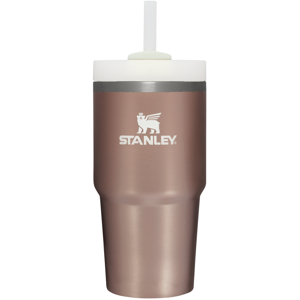 Splash-Resistant FlowState The Quencher H2.0 Flowstate Tumbler D030T - Double-Wall Vacuum Insulated Travel Tumbler with Straw Detail