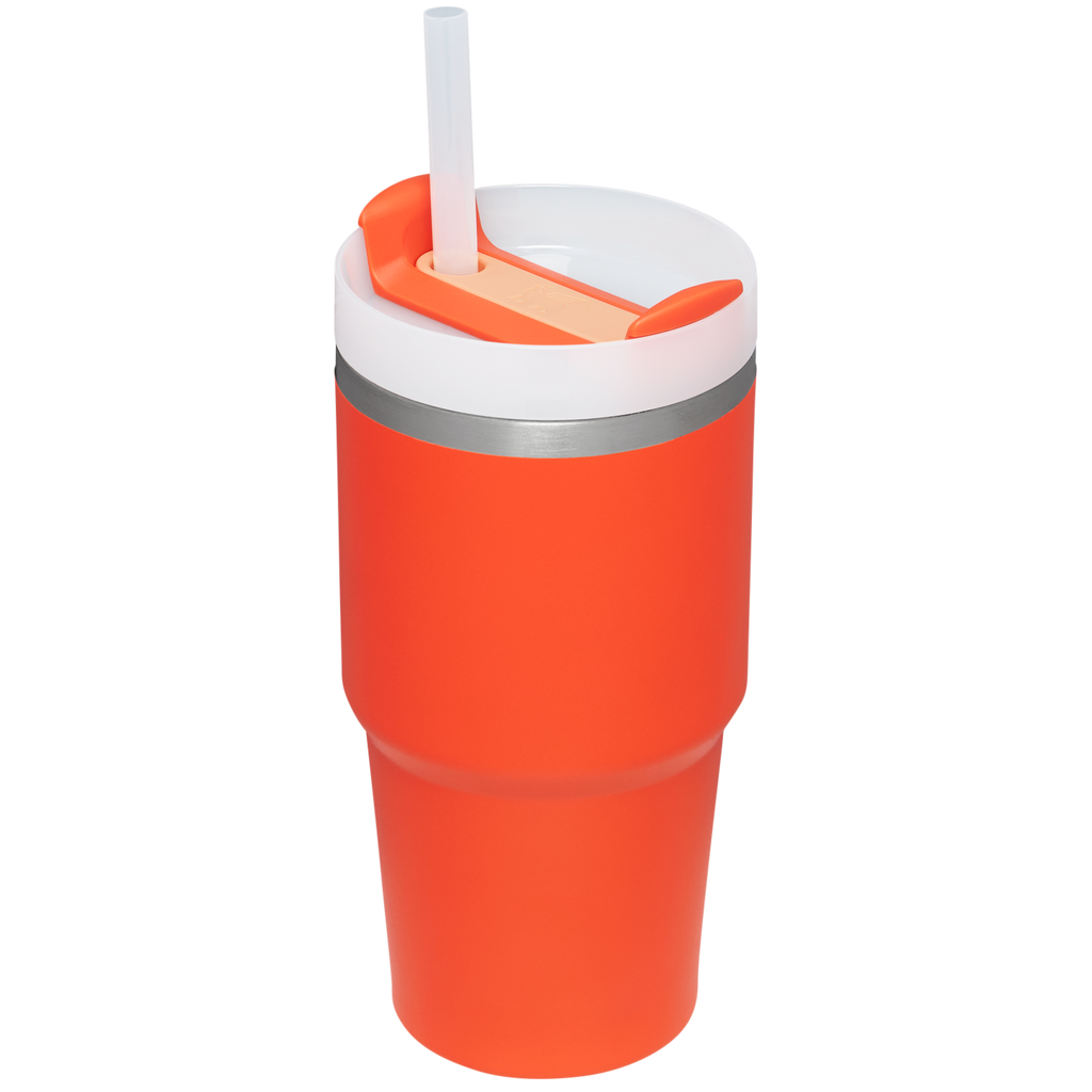 Splash-Resistant FlowState The Quencher H2.0 Flowstate Tumbler D030T - Double-Wall Vacuum Insulated Travel Tumbler with Straw Detail