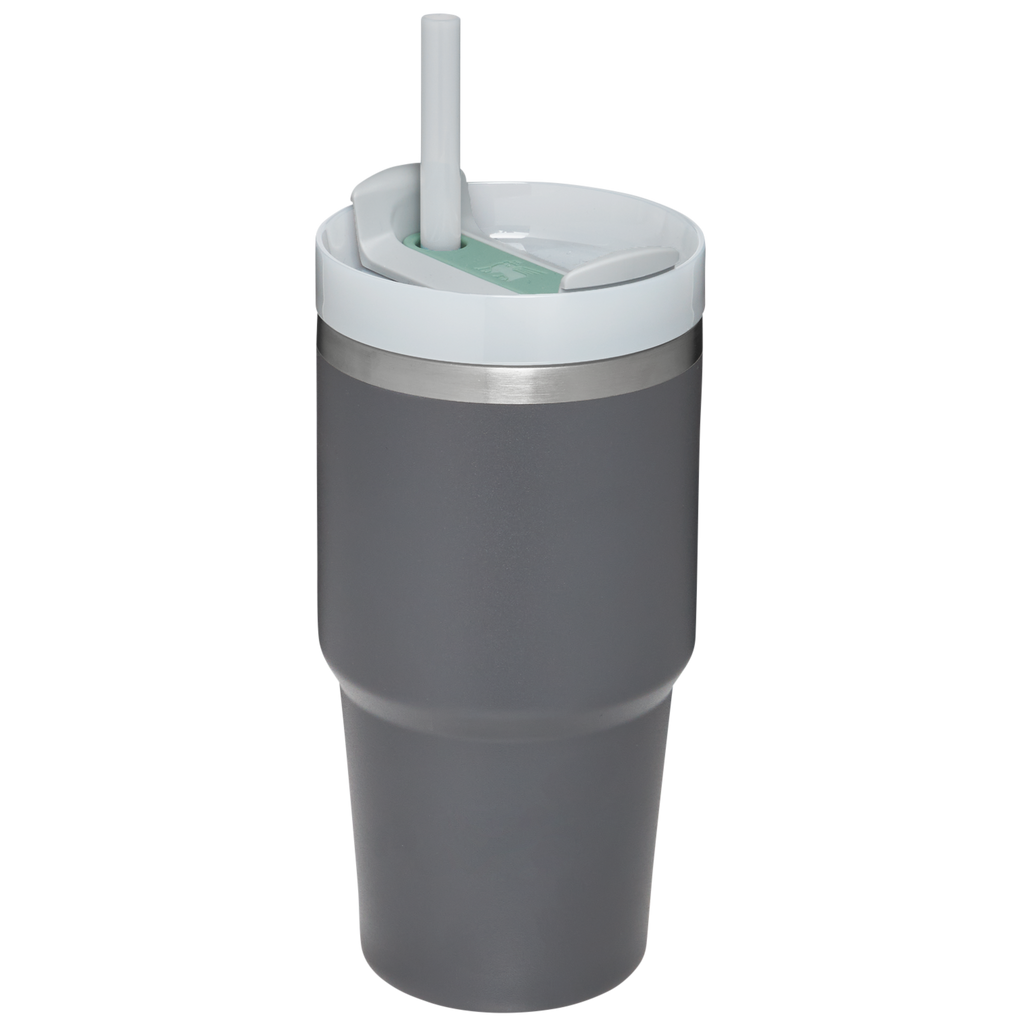 Splash-Resistant FlowState The Quencher H2.0 Flowstate Tumbler D030T - Double-Wall Vacuum Insulated Travel Tumbler with Straw Detail