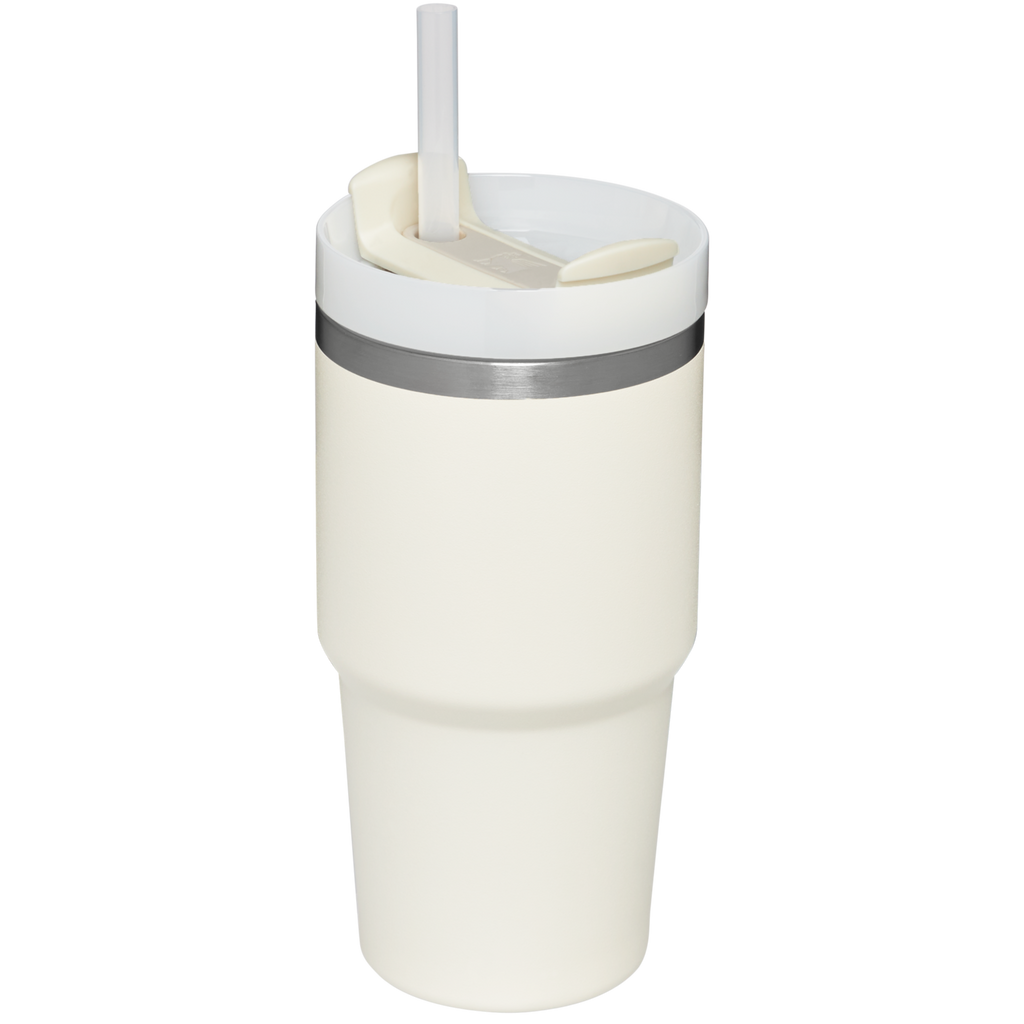 Splash-Resistant FlowState The Quencher H2.0 Flowstate Tumbler D030T - Double-Wall Vacuum Insulated Travel Tumbler with Straw Detail