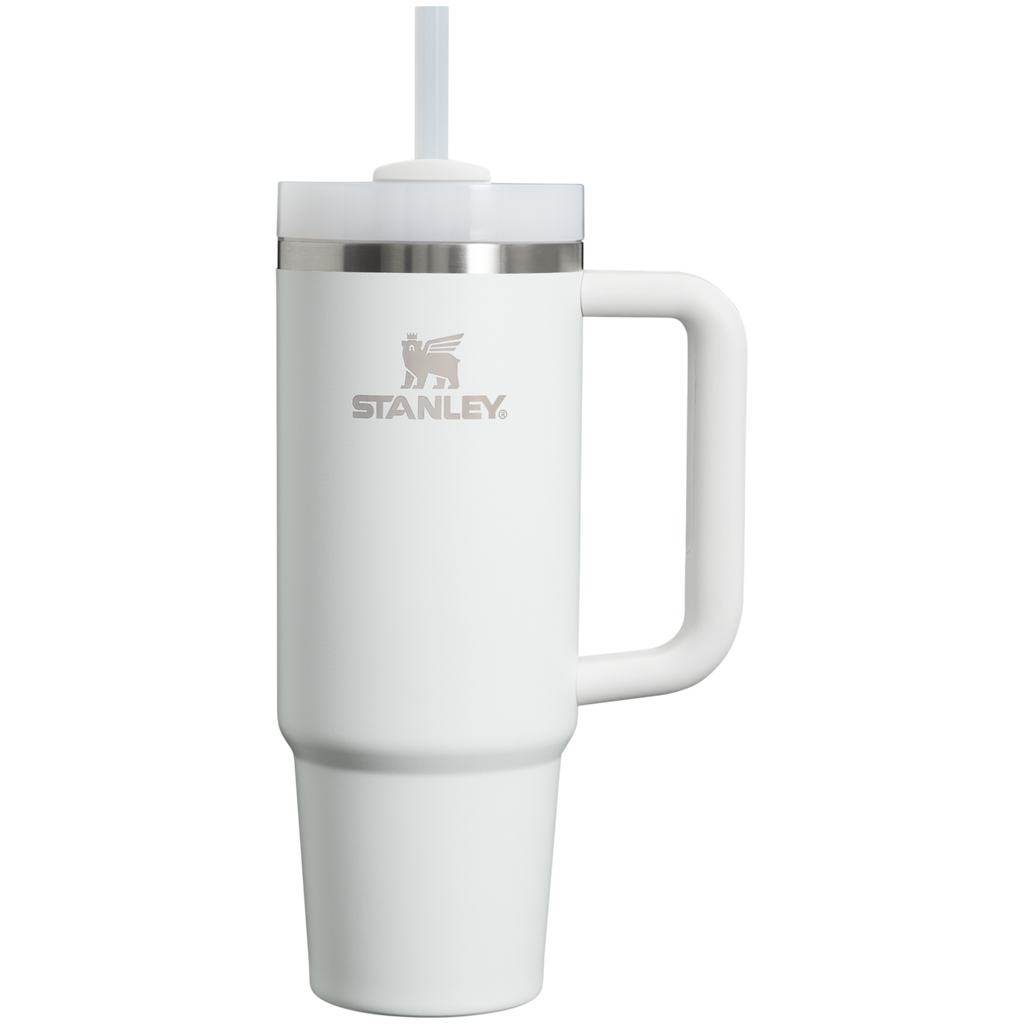 Splash-Resistant FlowState The Quencher H2.0 Flowstate Tumbler D051L - 40oz Large Capacity Car-Cup Friendly Quencher - Frost