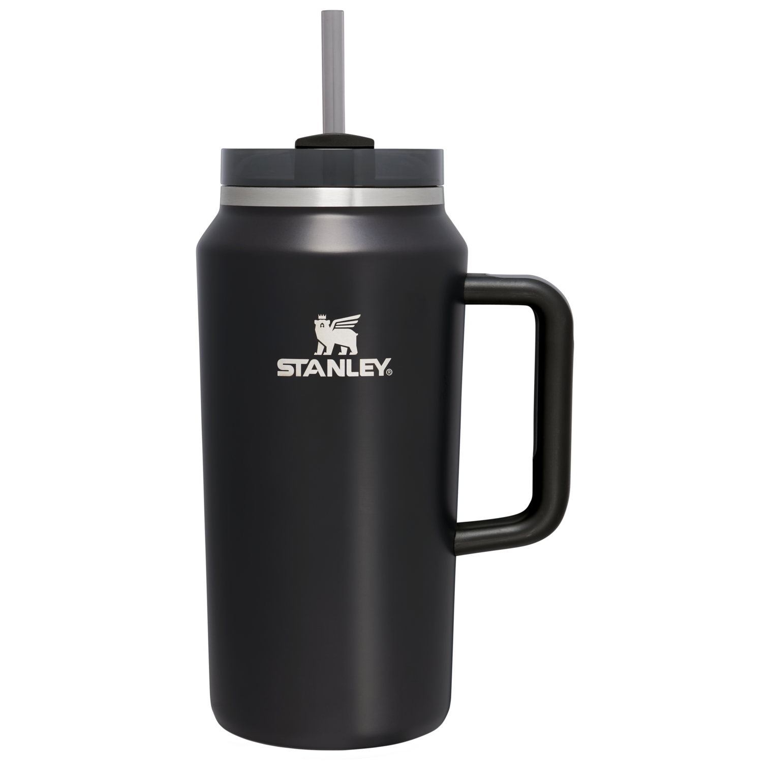 Double-Wall Vacuum The Quencher H2.0 Flowstate Tumbler D033Q - Double-Wall Vacuum Insulated Travel Tumbler with Straw - Black Glow