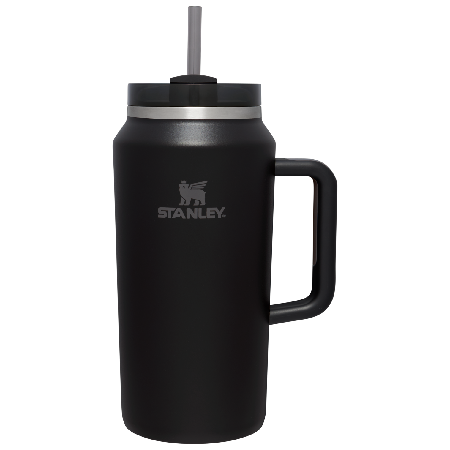 Double-Wall Vacuum The Quencher H2.0 Flowstate Tumbler D033Q - Double-Wall Vacuum Insulated Travel Tumbler with Straw - Black