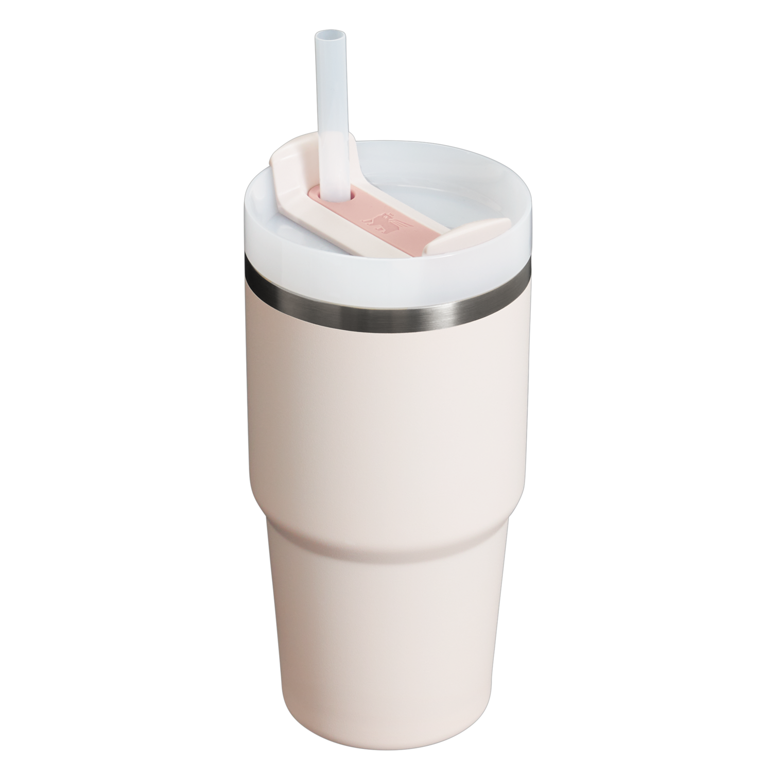 Splash-Resistant FlowState The Quencher H2.0 Flowstate Tumbler D030T - Double-Wall Vacuum Insulated Travel Tumbler with Straw Detail