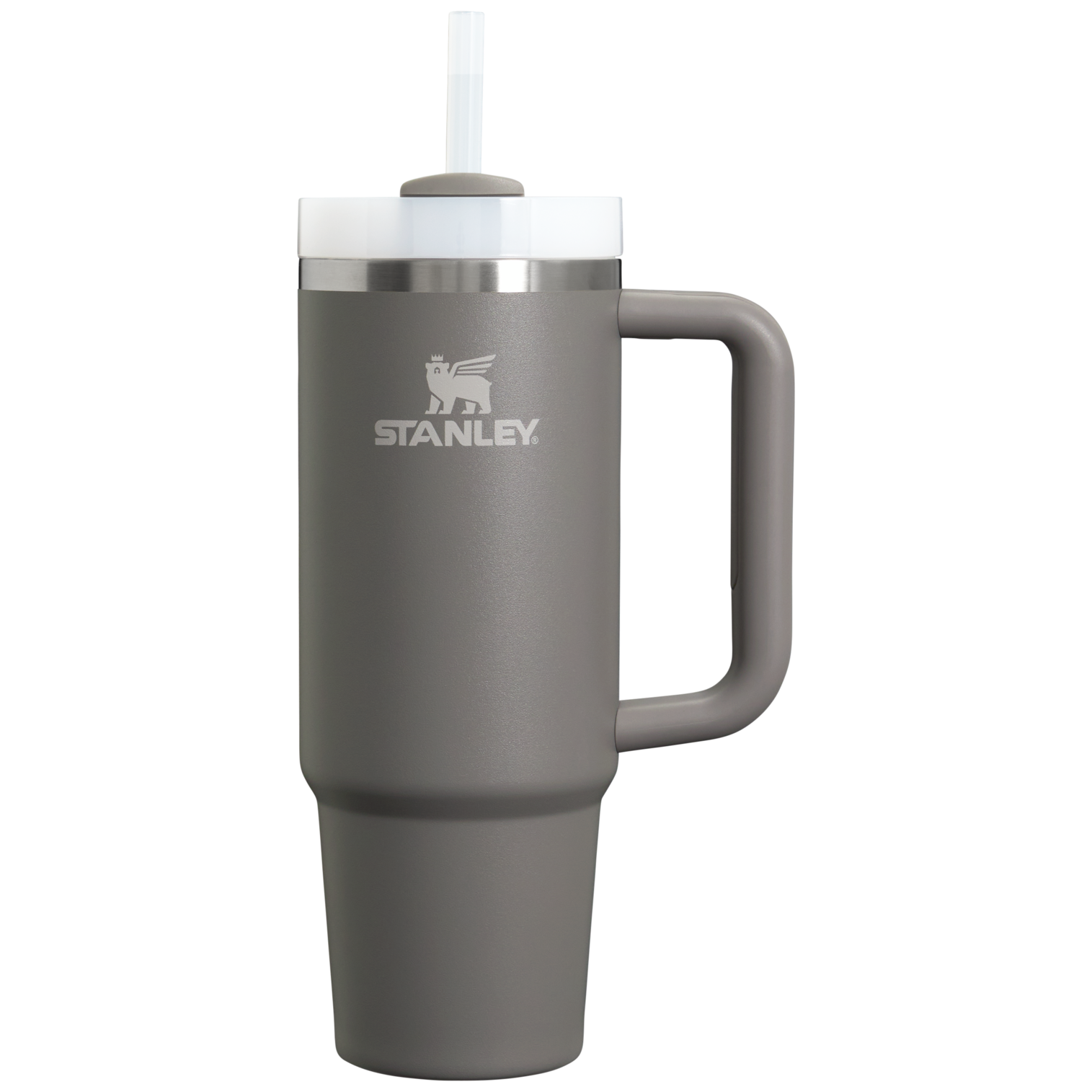 Splash-Resistant FlowState The Quencher H2.0 Flowstate Tumbler D051L - 40oz Large Capacity Car-Cup Friendly Quencher - Stone