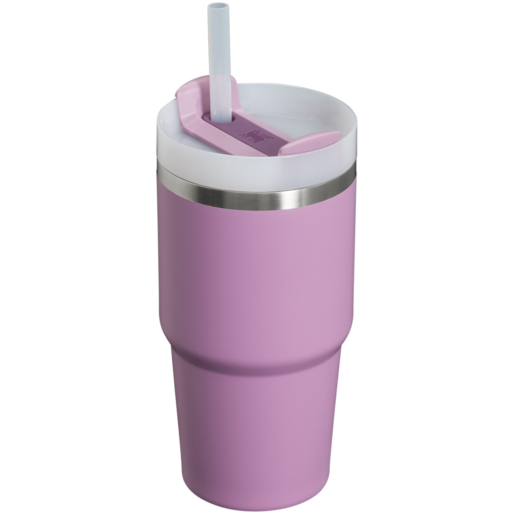 Splash-Resistant FlowState The Quencher H2.0 Flowstate Tumbler D030T - Double-Wall Vacuum Insulated Travel Tumbler with Straw Detail