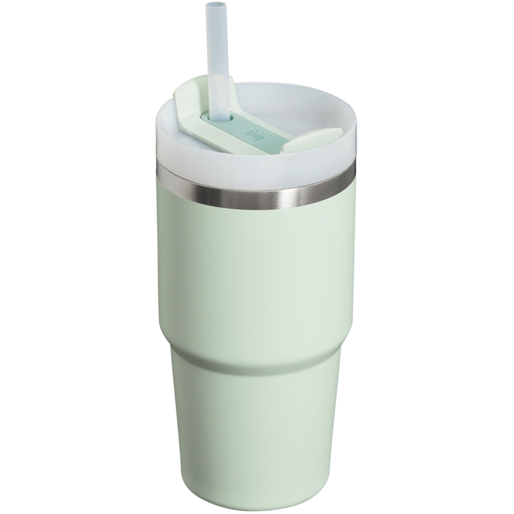 Splash-Resistant FlowState The Quencher H2.0 Flowstate Tumbler D030T - Double-Wall Vacuum Insulated Travel Tumbler with Straw Detail