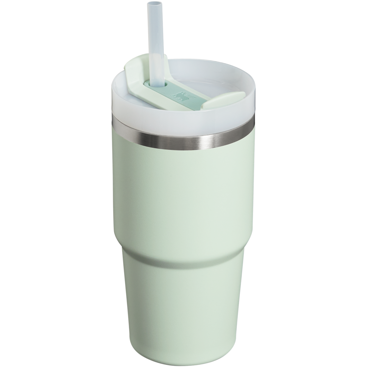 Splash-Resistant FlowState The Quencher H2.0 Flowstate Tumbler D030T - Double-Wall Vacuum Insulated Travel Tumbler with Straw Detail