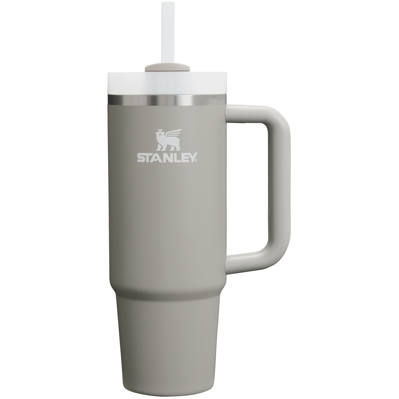 Splash-Resistant FlowState The Quencher H2.0 Flowstate Tumbler D051L - 40oz Large Capacity Car-Cup Friendly Quencher - Ash