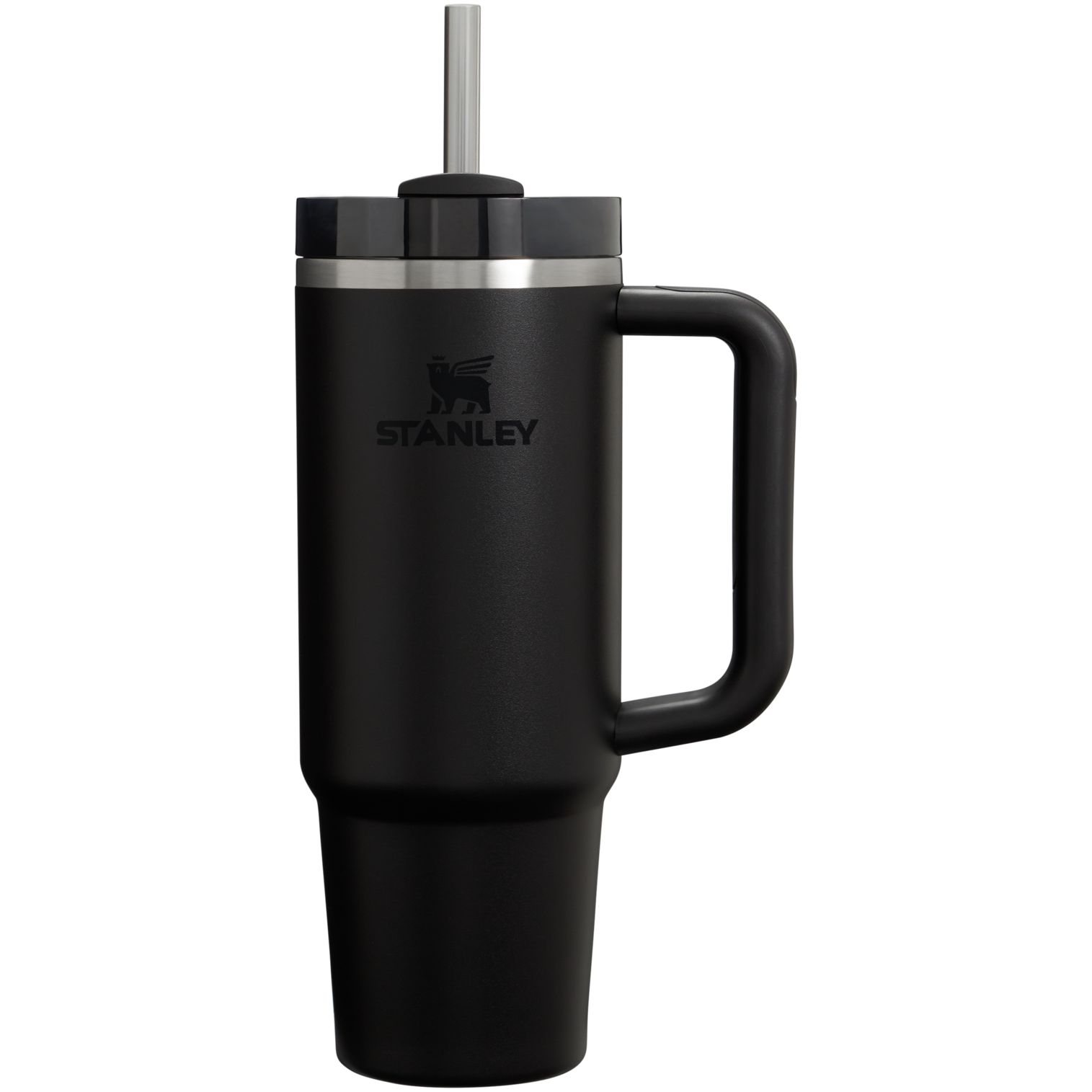 Splash-Resistant FlowState The Quencher H2.0 Flowstate Tumbler D051L - 40oz Large Capacity Car-Cup Friendly Quencher - Black 2.0