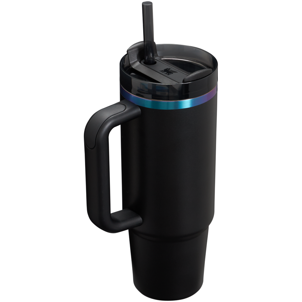 Large Capacity The Black Chroma Quencher H2.0 Flowstate Tumbler D107W - FlowState 3-Position Lid Insulated Travel Mug Detail