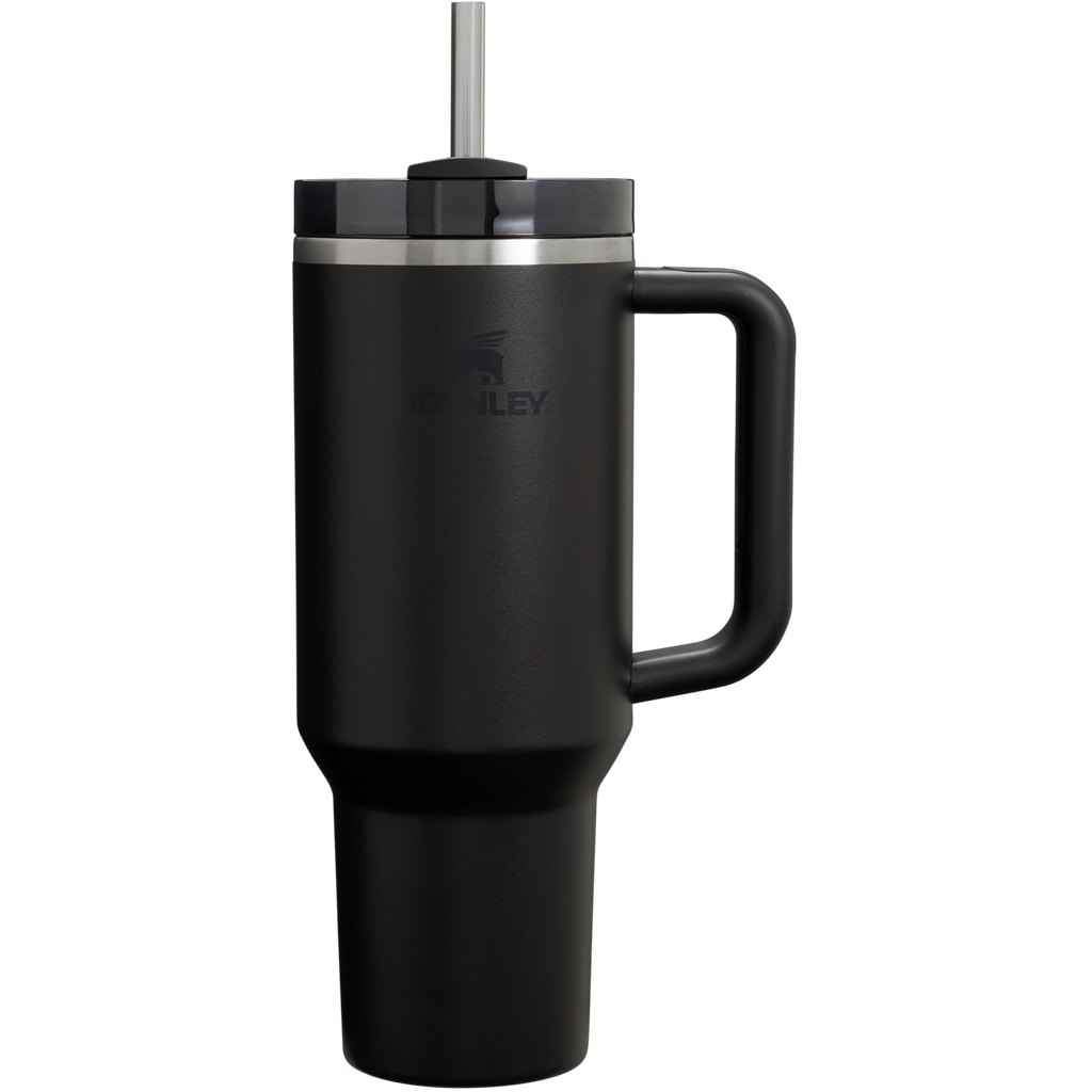 Double-Wall Vacuum The Quencher H2.0 Flowstate Tumbler D050X - FlowState 3-Position Lid Insulated Travel Mug - Black 2.0