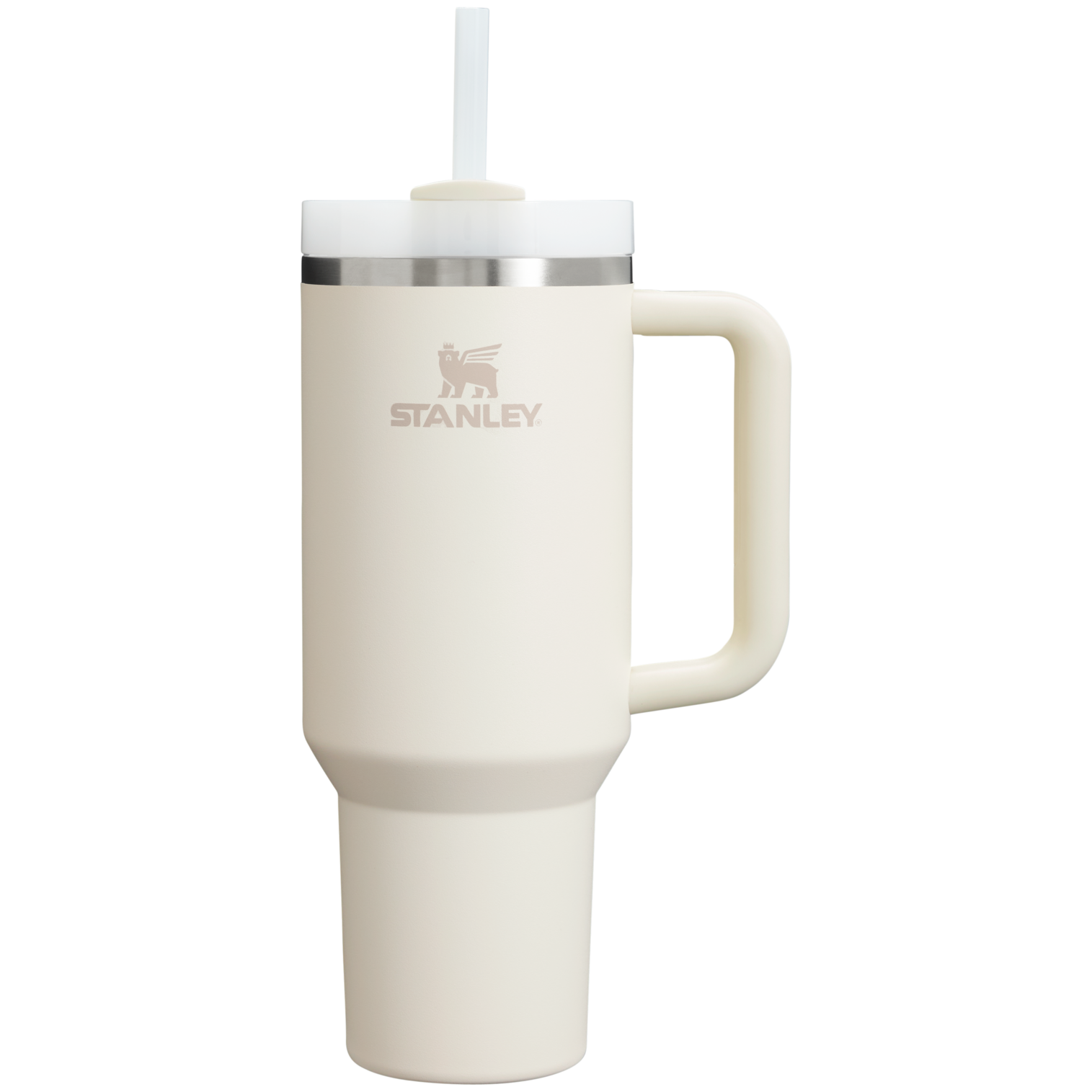 Double-Wall Vacuum The Quencher H2.0 Flowstate Tumbler D050X - FlowState 3-Position Lid Insulated Travel Mug - Cream 2.0