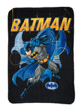 Super Soft Flannel Throw Blanket 45" x 60" Dark Knight Superhero - Cozy Fleece Throw Blanket for Couch & Bed - Default Title