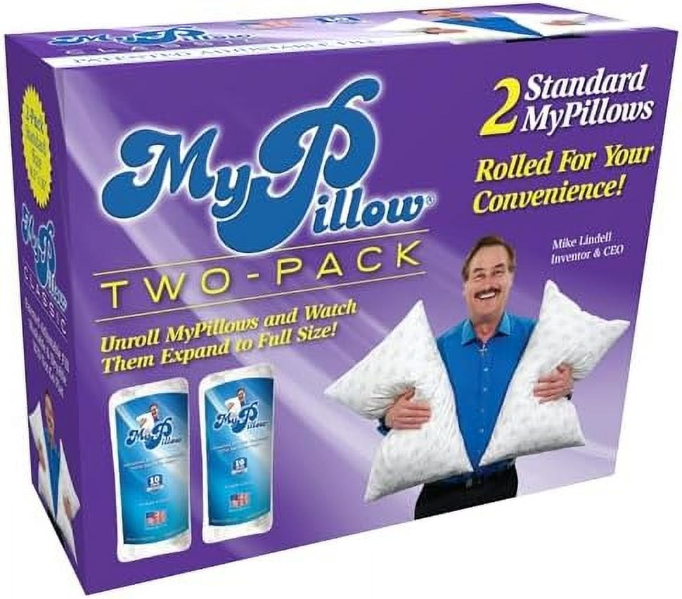 Ergonomic Memory Foam Bedding Bed Pillows for Sleeping Standard Size, Set of 2, Back, Stomach or Side Sleepers - Classic Pillow (Standard, ... - Hotel Quality Plush Sleeping Pillows - Default Title