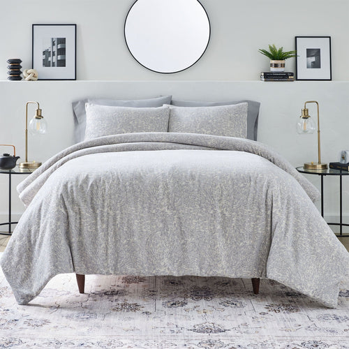 All-Season Better Homes & Garden Grey Chenille 3-Piece Comforter Set, Full/Queen, All Ages - Luxurious Quilted Duvet Cover Set - Default Title