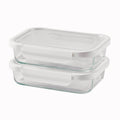 Deliciously Squishy 2.3Cup Rectangle Glass Food Storage Container with Tritan Lid. Set of 2, 4 Pieces, Best Used f... - Deliciously Soft Cupcake Sensory Glob - Default Title