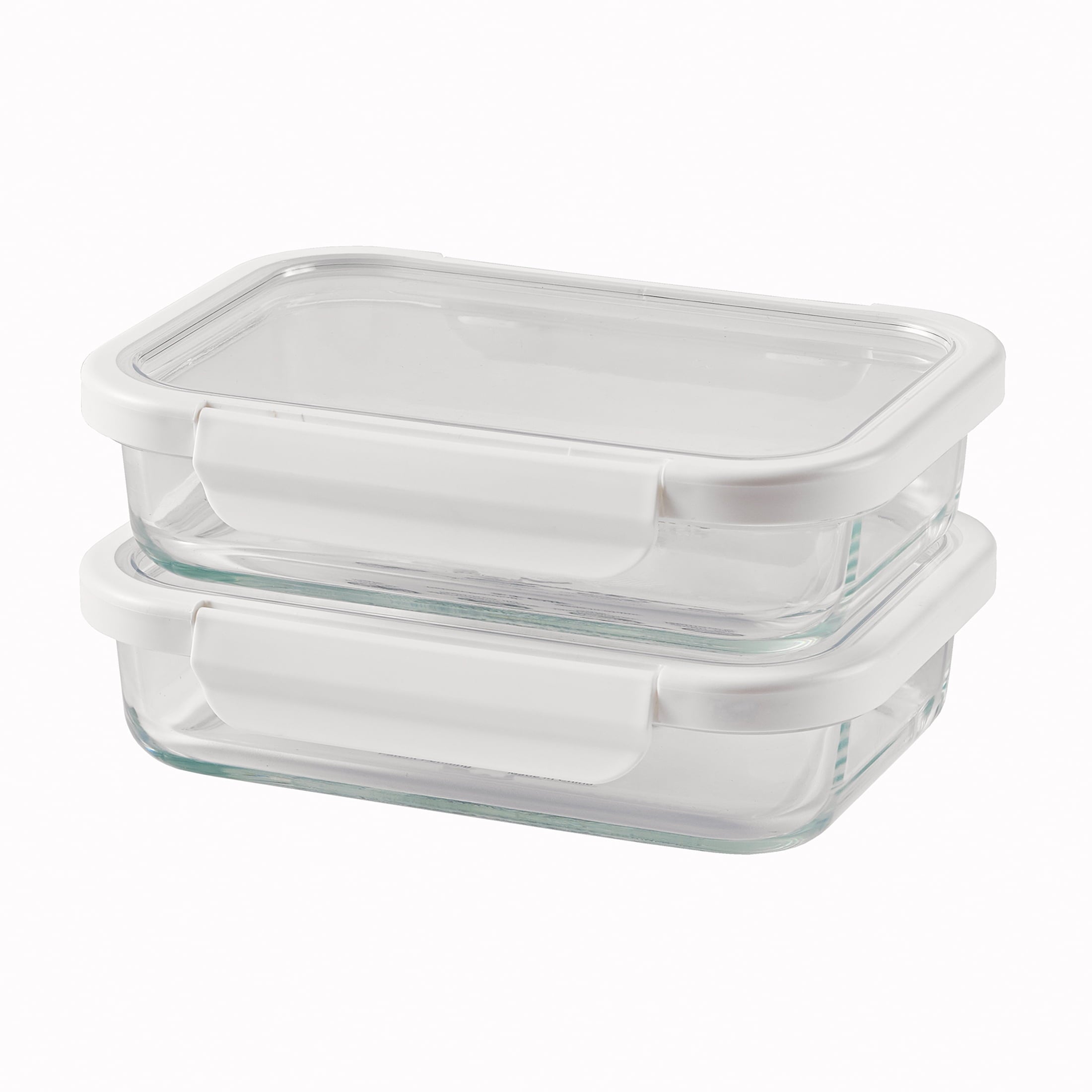 Deliciously Squishy 2.3Cup Rectangle Glass Food Storage Container with Tritan Lid. Set of 2, 4 Pieces, Best Used f... - Deliciously Soft Cupcake Sensory Glob - Default Title