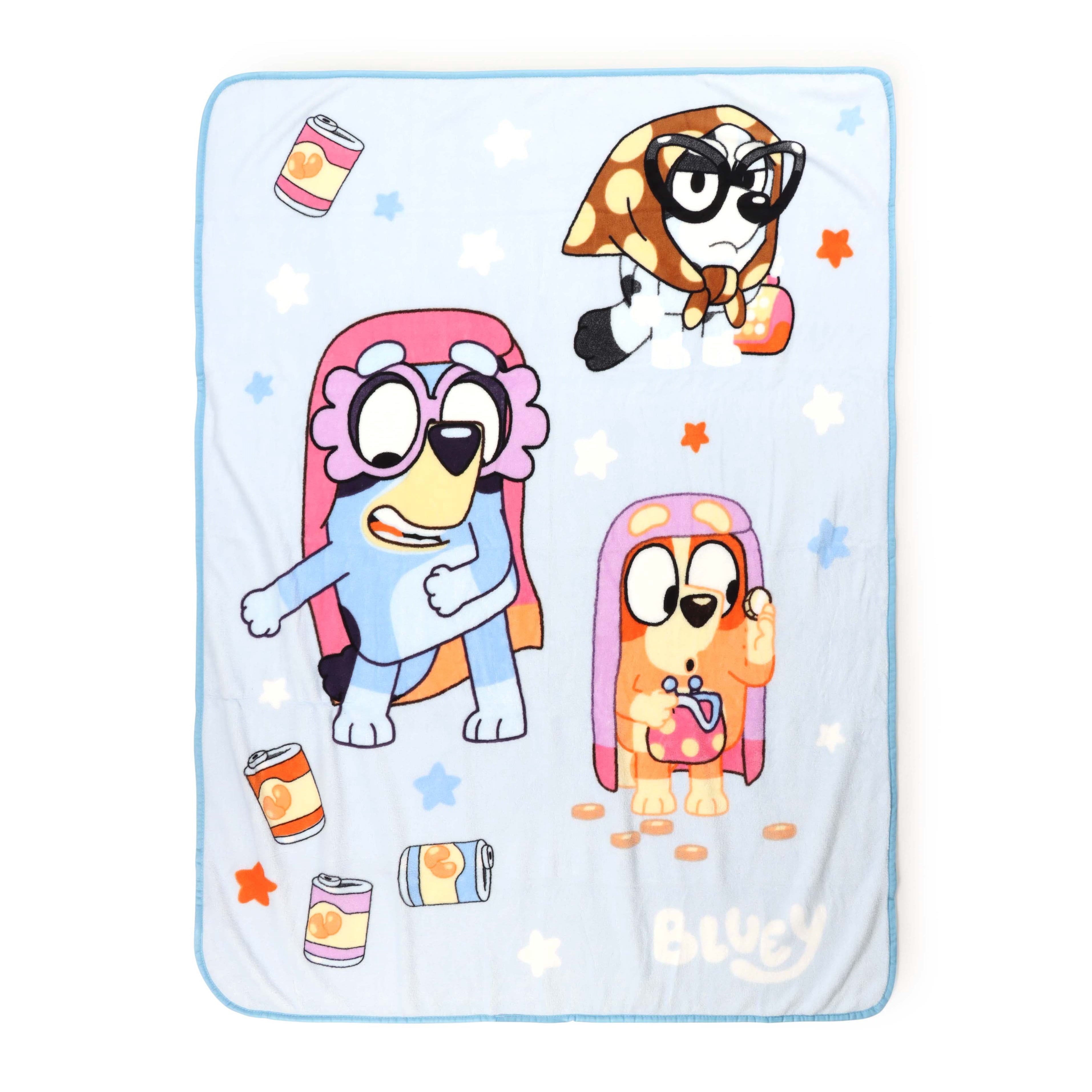 Cozy Fleece Family Kids Throw Blanket, Soft Coral Fleece, Multicolor, 46" x 60" - Cozy Fleece Throw Blanket for Couch & Bed - Default Title