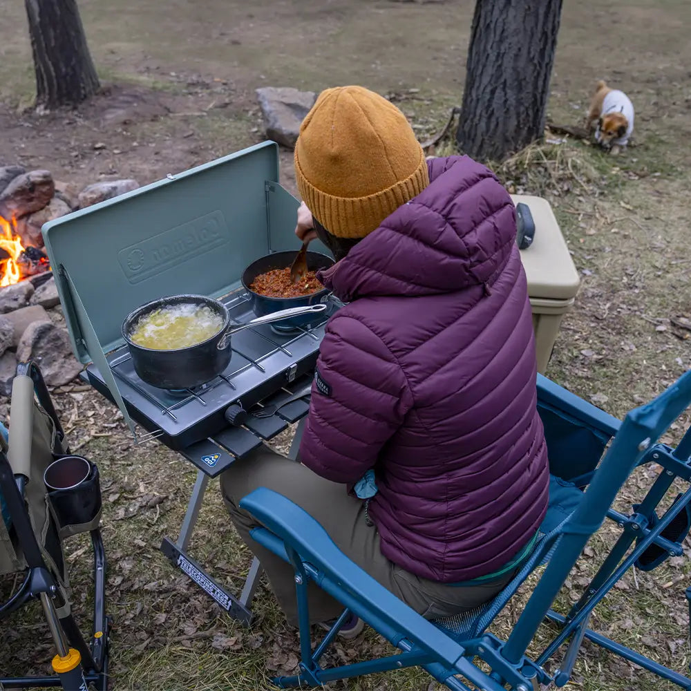 Patented Spring-Action BreezeRocker - Choice 504 - Patented Spring-Action Rocking Chair for Camping Detail