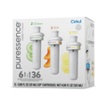 Sugar-Free Puressence 6-Pack Variety Pack 3T3F - Electrolyte Hydration Enhanced Taste Cartridges - Default Title