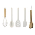 Heavy Duty 5-Piece Mini Silicone Utensil Set Durable & Nonstick Safe - Professional Kitchen Tool for Culinary Enthusiasts - Default Title
