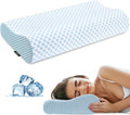 Ergonomic Memory Foam for Neck Pain Relief, Contour Memory Foam s for Sleeping, Odorless Ergonomic Adjustable Orthopedic Cooling Bed Neck S... - Decorative Throw Pillow Cushion for Sofa & Bed - Default Title