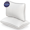 Fluffy Shredded Bed Pillows Queen Size Set of 2 - Luxury Down Alternative Pillow - 5 Star Hotel Pillows for Back, Side and Stomach Sl... - Orthopedic Shredded Foam Bed Pillow Set - Default Title