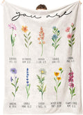 Reversible Sherpa Christian Gifts for Women, Christian Blanket with Flowers, Birthday Gifts for Women, Inspirational, Religious Gifts f... - Super Soft Reversible Sherpa Flannel Blanket - Default Title