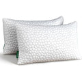 Orthopedic Support Shredded Memory Foam Pillows for Sleeping, Bed Pillows Queen Size Set of 2 Pack Adjustable for Side and Back Sleeper ... - Decorative Throw Pillow Cushion for Sofa & Bed - Default Title