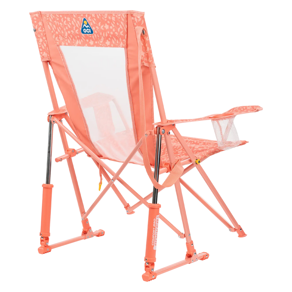 Patented Spring-Action Comfort Pro Rocker - Choice 375 - Freestyle Rocker Portable Outdoor Folding Chair Detail