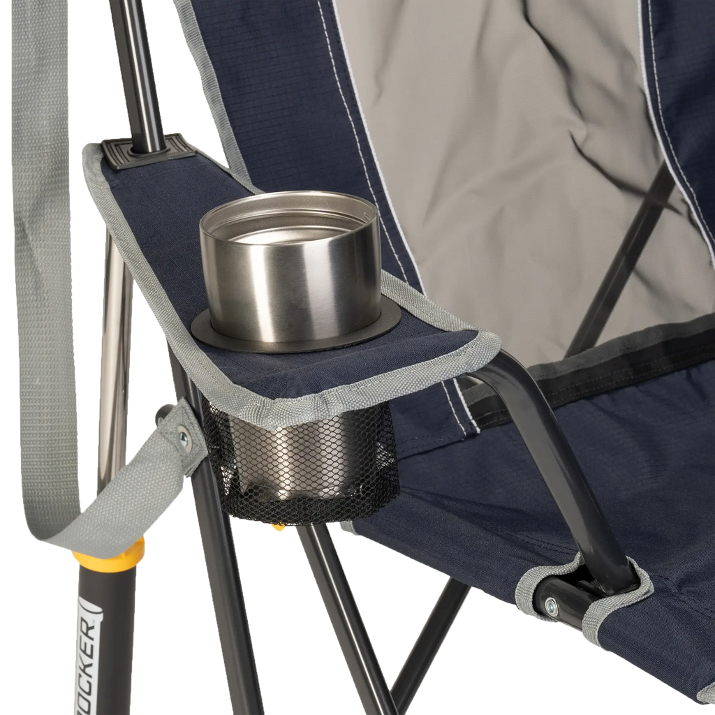 Patented Spring-Action Comfort Pro Rocker - Choice 375 - Freestyle Rocker Portable Outdoor Folding Chair Detail