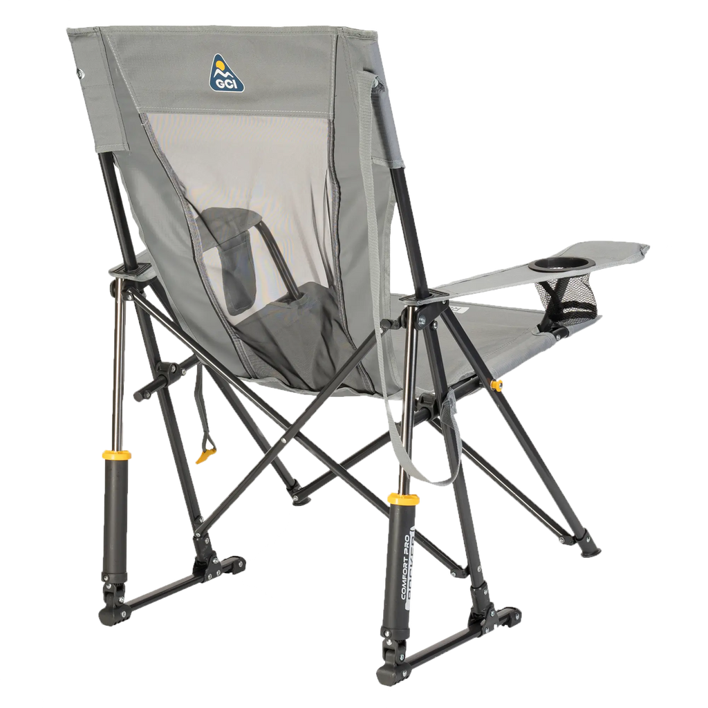 Patented Spring-Action Comfort Pro Rocker - Choice 375 - Freestyle Rocker Portable Outdoor Folding Chair Detail