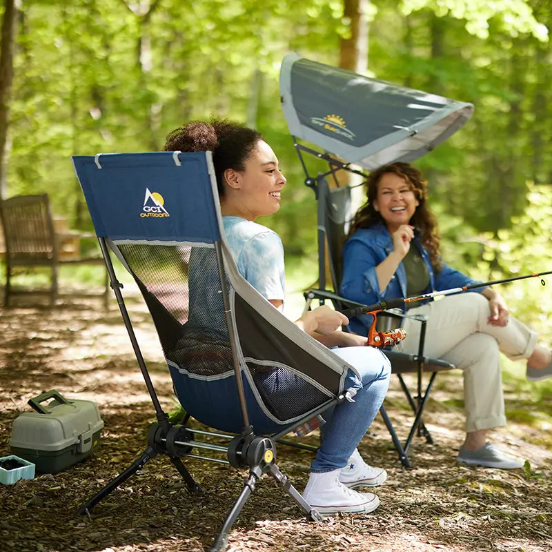 Luxury Camp ComPack Rocker - Choice 980 - RoadTrip Rocker Smooth Motion Camp Chair Detail