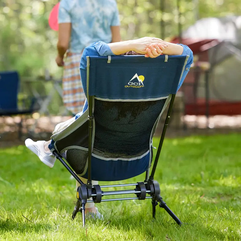 Luxury Camp ComPack Rocker - Choice 980 - RoadTrip Rocker Smooth Motion Camp Chair Detail