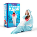 Reversible Sherpa Hammerhead Blanket 70" Throw Blanket with Sleeves - Super Soft Reversible Sherpa Flannel Blanket - Default Title