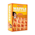 Reversible Sherpa Waffle Blanket, 65" Soft Fleece Throw with Butter Square - Lightweight Plush Warm Blanket for All Seasons - Default Title