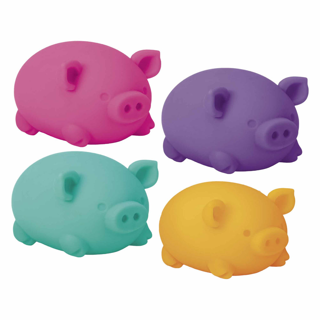Fun Fidget Monster NeeDoh Dig’ It Pig | Select Velvet Canopy - Purrfect Cat Squishy Character Stress Toy - Surprise Me! (Random Color)