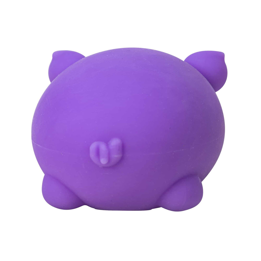 Fun Fidget Monster NeeDoh Dig’ It Pig | Select Velvet Canopy - Purrfect Cat Squishy Character Stress Toy Detail