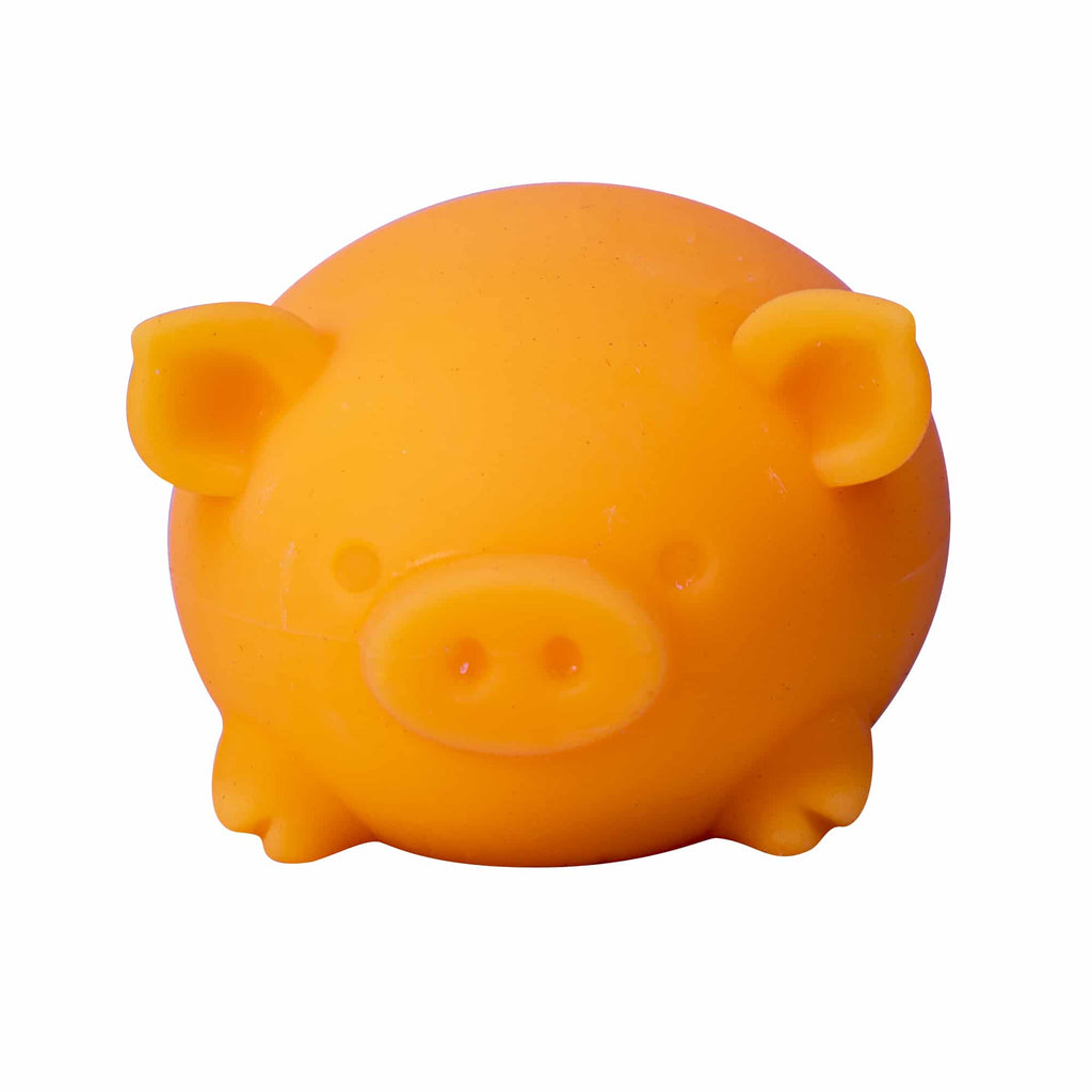Fun Fidget Monster NeeDoh Dig’ It Pig | Select Velvet Canopy - Purrfect Cat Squishy Character Stress Toy Detail