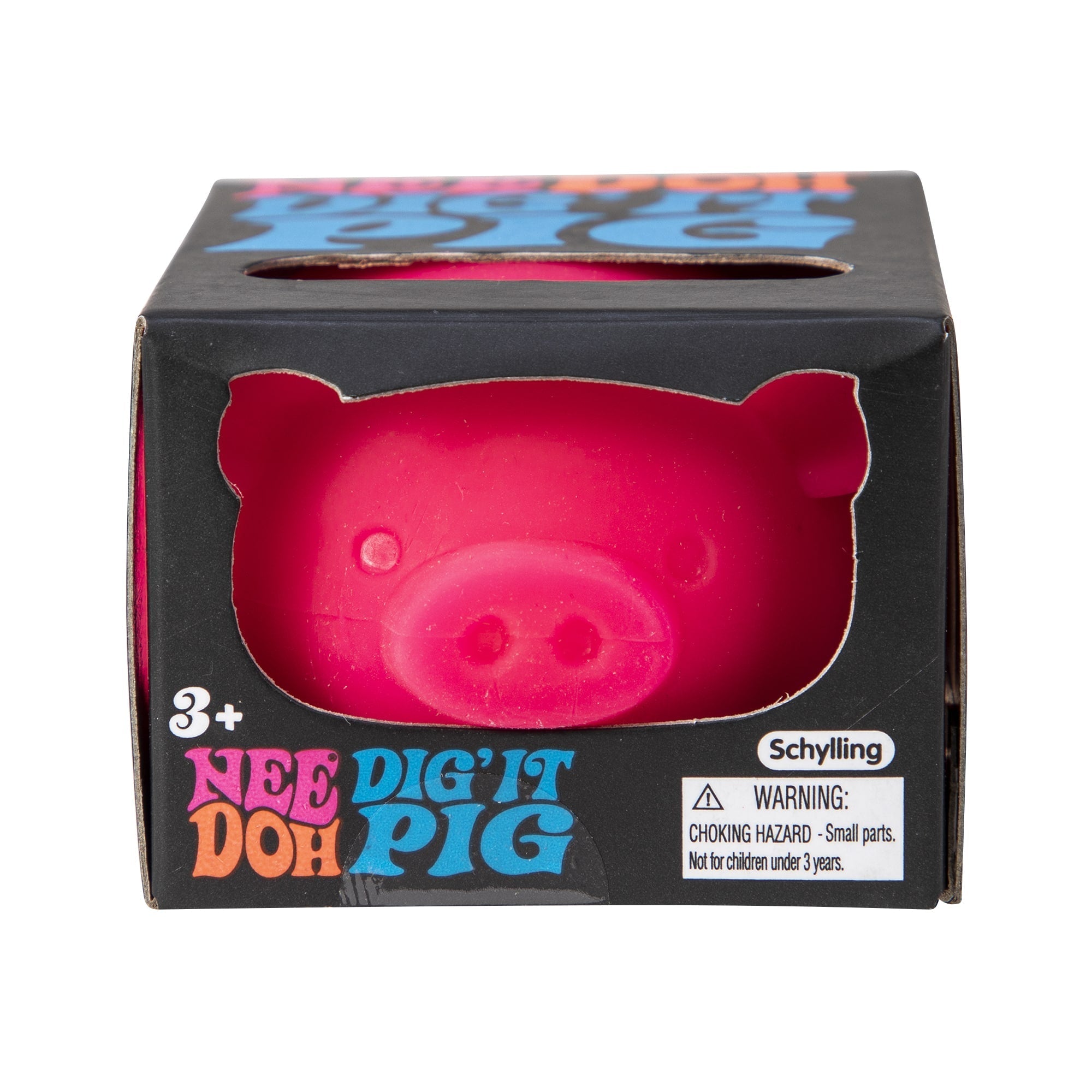 Fun Fidget Monster NeeDoh Dig’ It Pig | Select Velvet Canopy - Purrfect Cat Squishy Character Stress Toy Detail