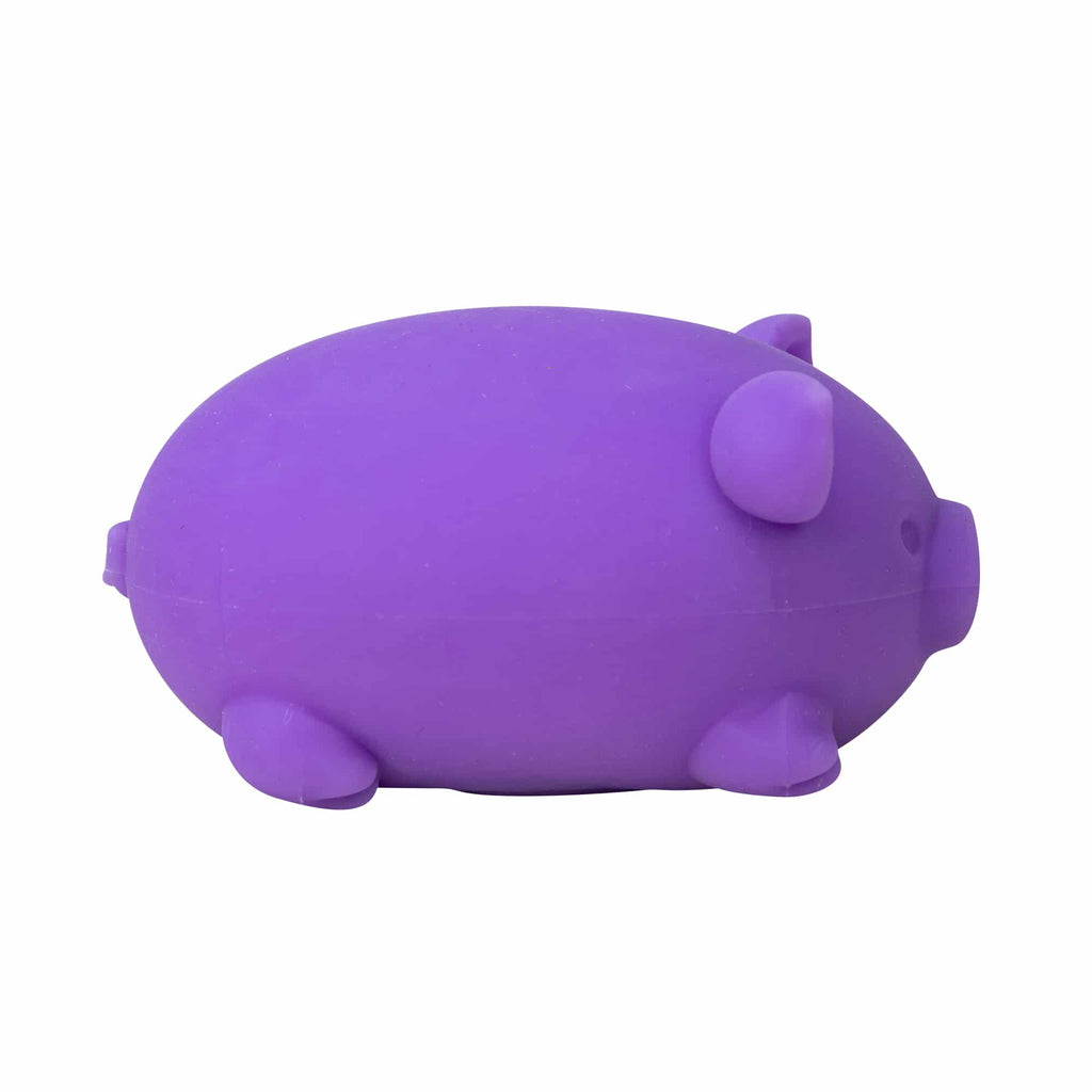 Fun Fidget Monster NeeDoh Dig’ It Pig | Select Velvet Canopy - Purrfect Cat Squishy Character Stress Toy Detail