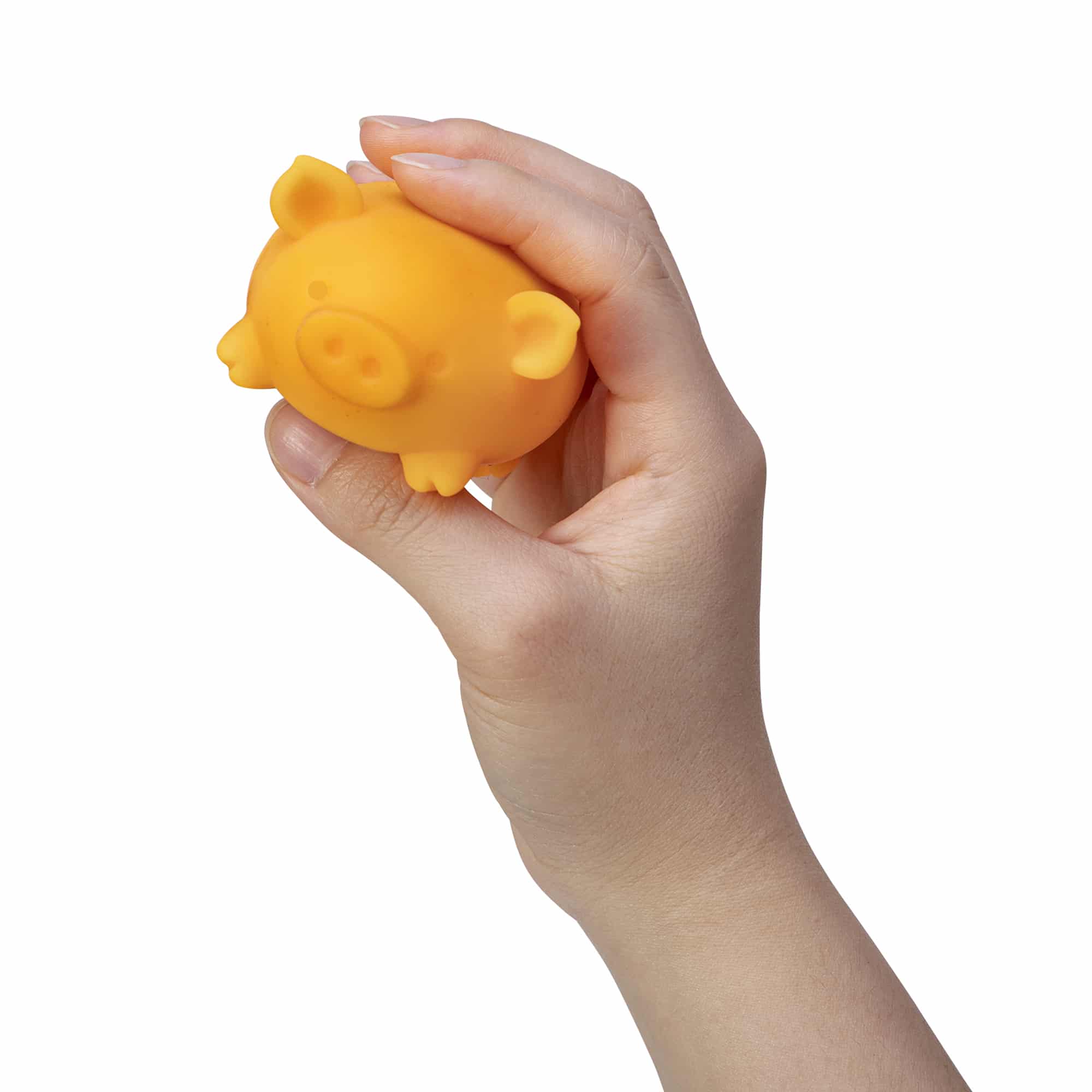 Fun Fidget Monster NeeDoh Dig’ It Pig | Select Velvet Canopy - Purrfect Cat Squishy Character Stress Toy Detail