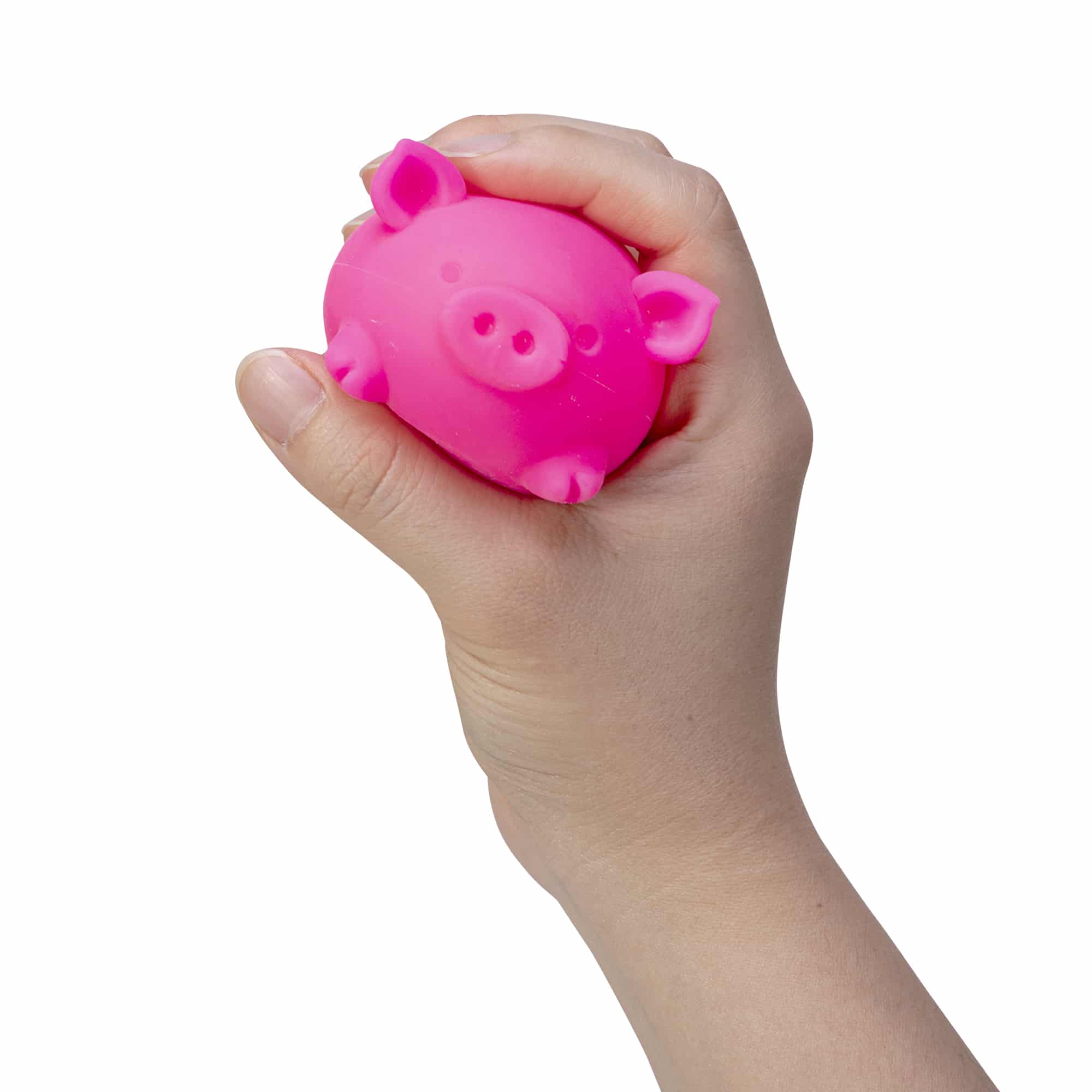 Fun Fidget Monster NeeDoh Dig’ It Pig | Select Velvet Canopy - Purrfect Cat Squishy Character Stress Toy Detail